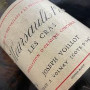 Domaine Joseph Voillot Meursault Les Cras 1983