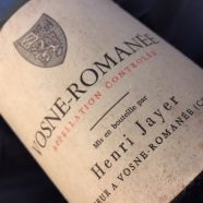 Domaine Henri Jayer Vosne Romanee 1982 -5.5cm ELA