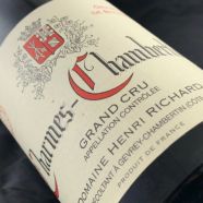 Domaine Henri Richard Charmes Chambertin 1961 -4cm EA