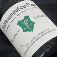 Henri Bonneau CDP Rouge Reserve des Celestins 1985 Bouteille (75cl)  ETLA