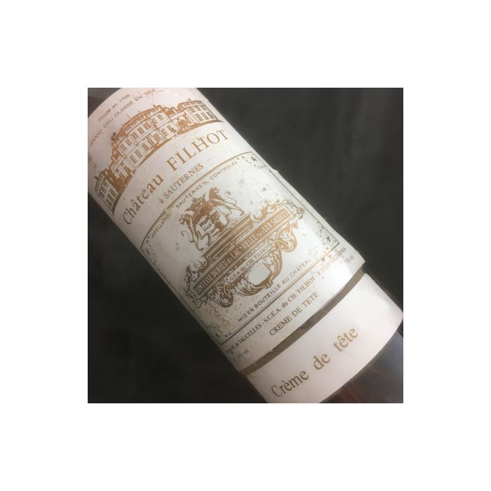 photo du vin Château Filhot Creme de Tete 1990
