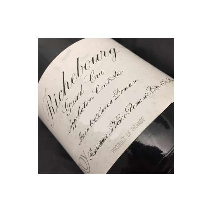 photo du vin Domaine Leroy Richebourg 2001 ea ca