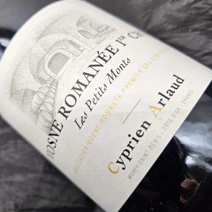 photo du vin Cyprien Arlaud Vosne Romanee 1er Cru les Petits Monts 2019