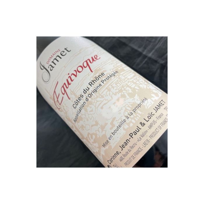 photo du vin Jamet Cote du Rhone Rouge Equivoque 2019