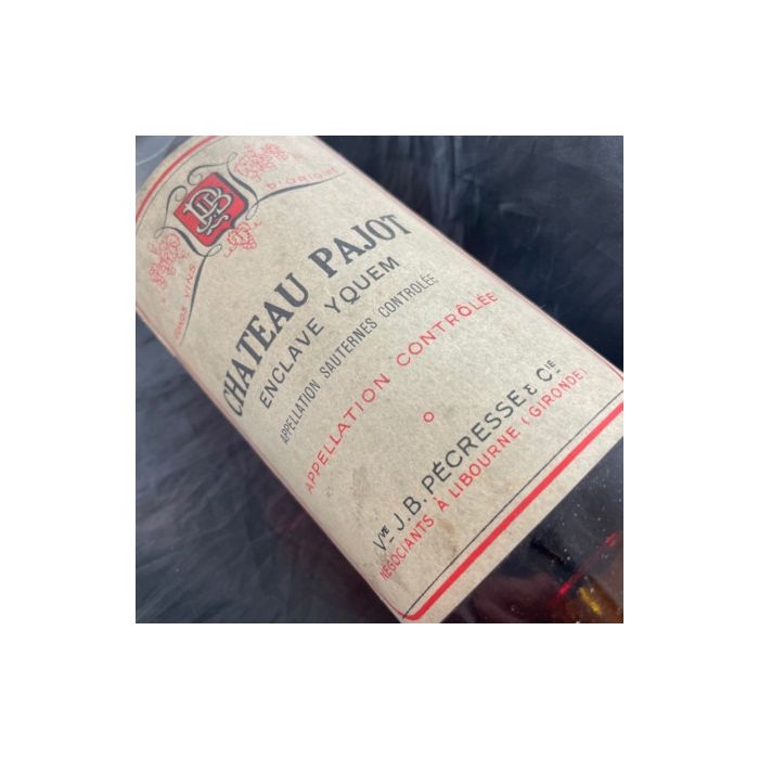 vue du vin Château Pajot Enclave Yquem 1983 ea