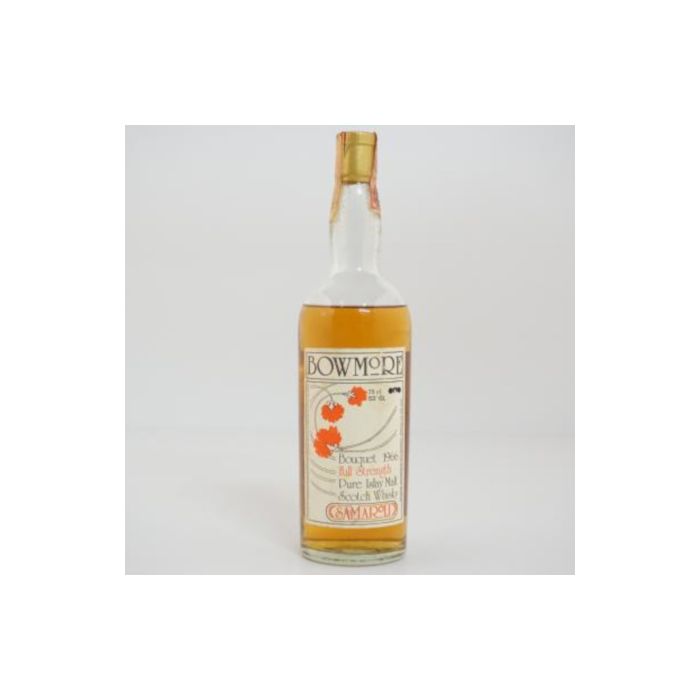 capture du vin Whisky Bowmore Samaroli Bouquet Collection Full Strength Pure Islay Malt 1966