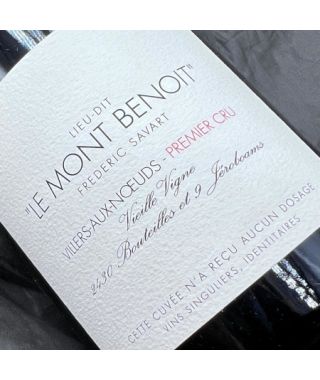 Champagne Frederic Savart Le Mont Benoit VV 2018 Bouteille (75cl)