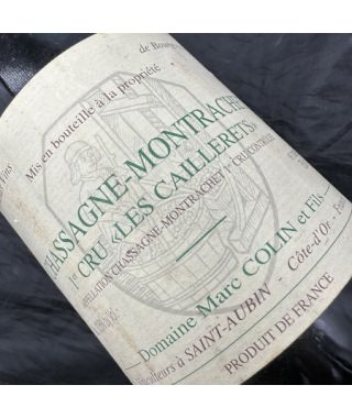 Domain Marc Colin Chassagne Montrachet Les Caillerets 1999 Bottle (75cl)