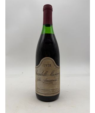 Domaine Peirazeau Groffier Chambolle Musigny Les Amoureuses 1978 Bouteille (75cl)