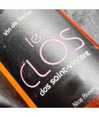 Sicardi et Sergi Clos Saint Vincent Bellet - Le Clos Rosé 2019 Bottle (75cl) 