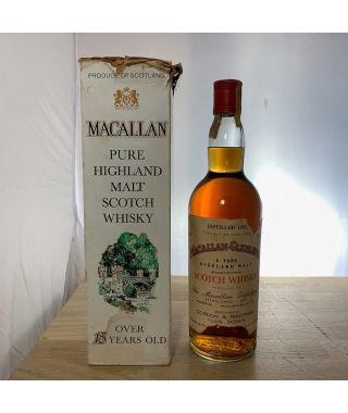 Whisky Macallan Pure Highland Malt 15 year old 1958 Bottle-75 cl