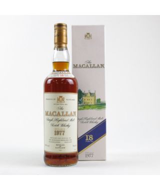 Whisky Macallan Single Malt 18 years old 1977 Bottle-70 cl